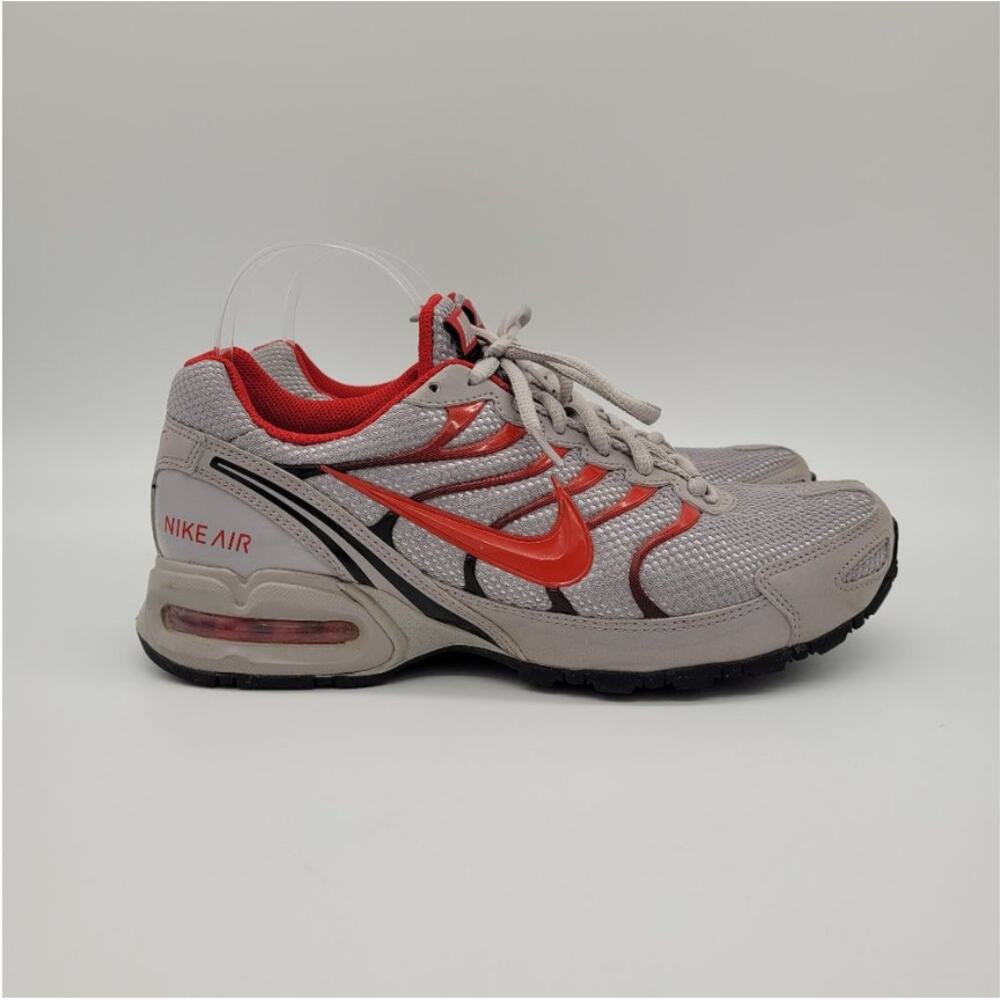 NIKE Air Max Torch 4 Atmosphere Grey University Red Running Shoes - Men's Size 8 - Picture 3 of 8